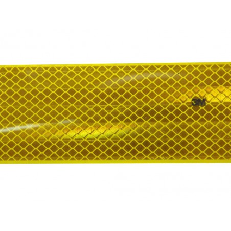 Bande adhésive réflecto jaune     Largeur 55 mm