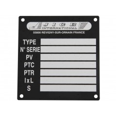 Plaque de tare