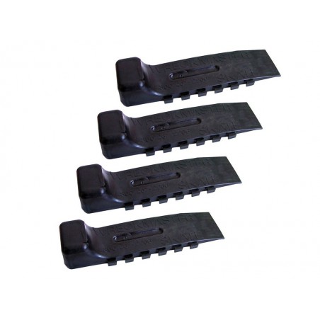 Cale de glissement (Jeu de  4) Noir