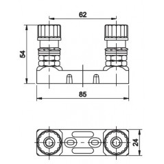 Porte fusible forte capacité