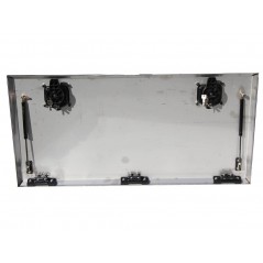 Porte de coffre inox seule  800 x 400