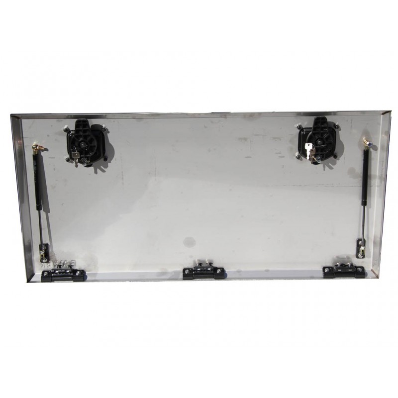 Porte de coffre inox seule  800 x 400