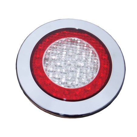 Feu arrière rond à Led Stop/Veilleuse/Clignotant 24V