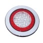 Feu arrière rond à Led Stop/Veilleuse/Clignotant 24V