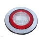 Feu arrière rond recul + catadioptre 24V à Led