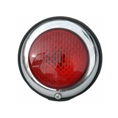 Feu arrière encastrable rouge chromé