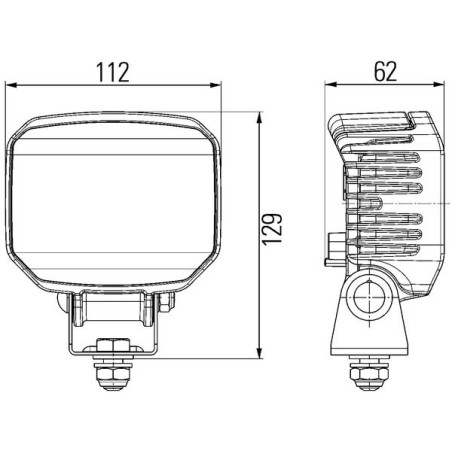 Projecteur de travail à Led POWER BEAM 1500 12/24V
