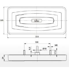 Feu arrière multifonctions pour ACMAT / ISUZU