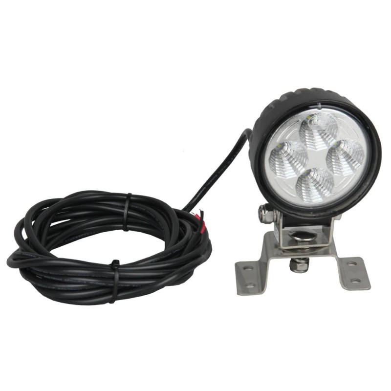 Projecteur de travail rond à Led 12/24V FIL 4.50m