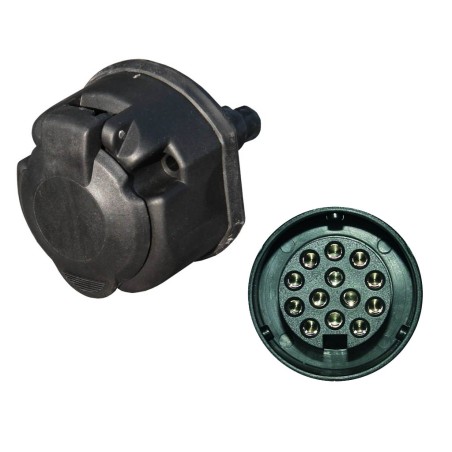 Prise socle 13 broches 12V