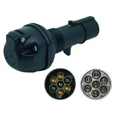 Abaisseur de tension 24V N 7P vers 12V 7P