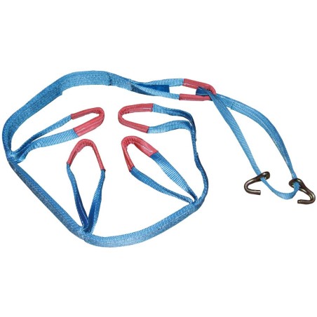 Sangle de levage réglable pour jante acier