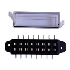 Porte 8 fusibles  plat