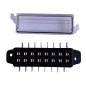Porte 8 fusibles  plat