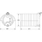 Réservoir lave mains 30l noir pompe manuelle avec support