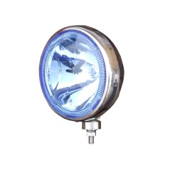 Projecteur chromé bleu 24V Diamètre. 200 mm + Led