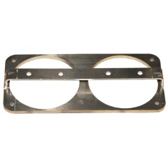 Platine de montage alu pour feux rond D 103