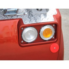 Platine de montage alu pour feux rond D 103