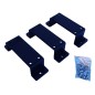 Enseigne 180 cm a led LEGION FIT  24 modules orange 12v/24v