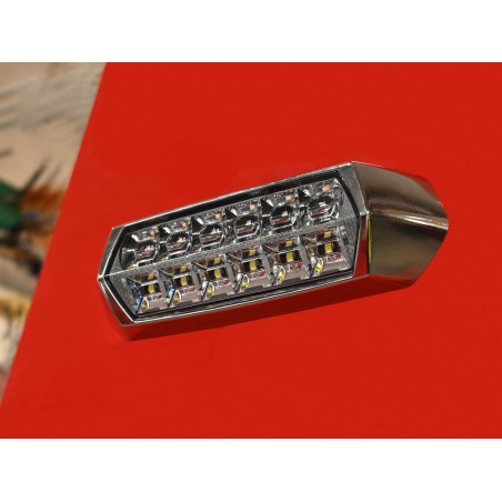 Feux de zone 12/24 volts chromé