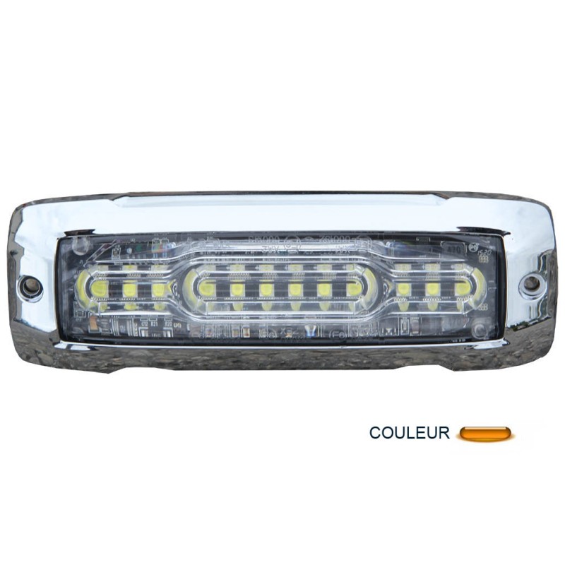 Feu de balisage plat à Led orange 12/24V "XTREM"