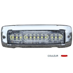 Feu de balisage plat à Led rouge 12/24V