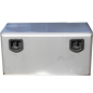 COFFRE OUTIL INOX 1990X300X410 OPAQUE SUR DEPLACEMENT DE TRE
