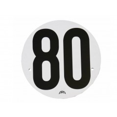 Disque limitation de vitesse aluminium 80