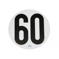 Disque limitation de vitesse aluminium 60