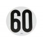 Disque limitation de vitesse aluminium 60