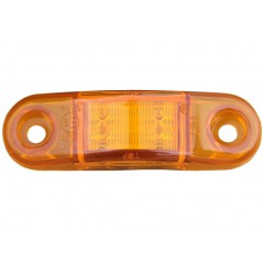 Feu latéral à Led chromé 12-24V orange "PET"