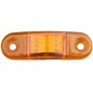 Feu latéral à Led chromé 12-24V orange "PET"