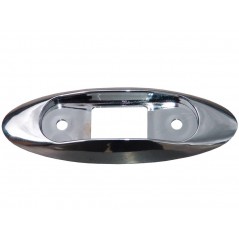 Enjoliveur chromé feu latéral oval "PET"