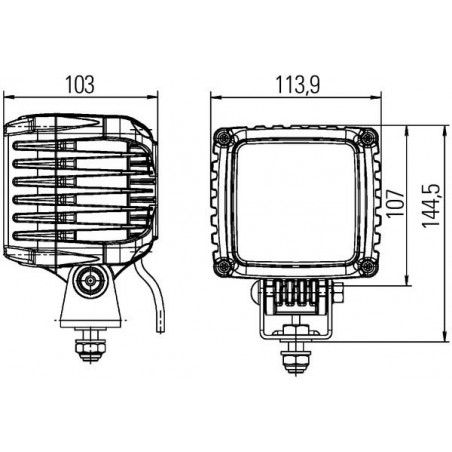 Projecteur de travail à Led POWER BEAM 3000 12/24V