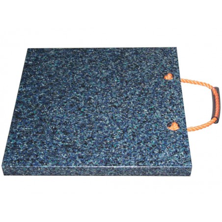 Patin polyethilene pour Rotator 500X500X40mm 