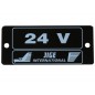 Plaque symbôle 24 V
