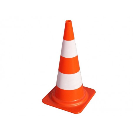 Cône signalisation H  0,75 m   bandes classe 01
