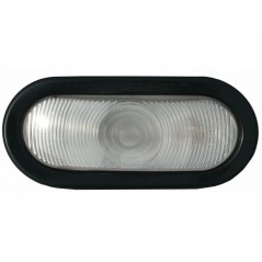 Feu oval US blanc 24V   