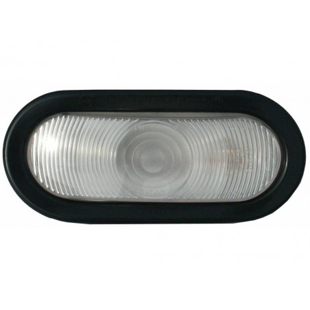 Feu oval US blanc 24V   