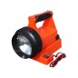 Lampe torche US 12V orange rechargeable 